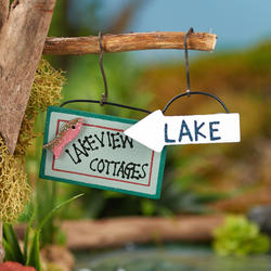 Miniature Lake Signs