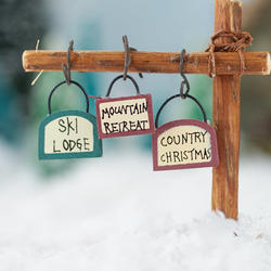 Miniature Holiday Retreat Signs