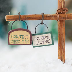 Miniature Christmas Signs