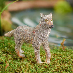 Miniature Hand Carved Wolf