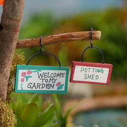 Miniature Garden Signs