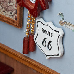 Miniature "Route 66" Sign