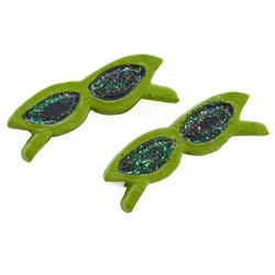 Miniature Green 50's Sunglasses