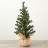 Artificial Pine Tree with Burlap Base