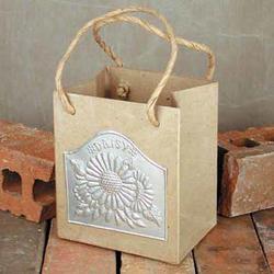 Paper Mache and Daisy Embossed Tin Bag