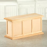 Miniature Unfinished Wood Store Counter