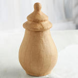 Paper Mache Ginger Jar with Lid