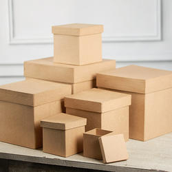 Paper Mache Square Box Set