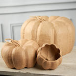 Paper Mache Pumpkins Set