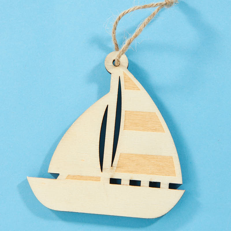 wooden sailboat for craft