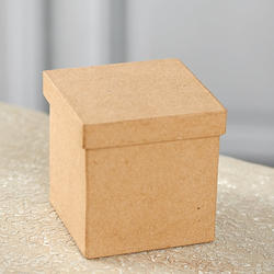 Square Paper Mache Box
