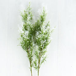 White and Green Artificial Springeri Grass Sprays