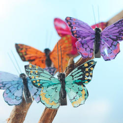 Assorted Color Artificial Monarch Butterflies