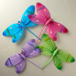 Assorted Color Artificial Dragonflies