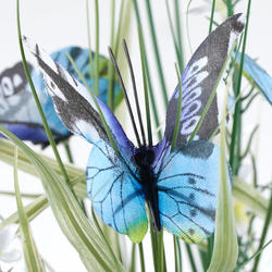 Blue Artificial Wildflower Butterfly Bush