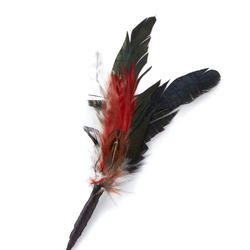 Natural Feather Boutonniere