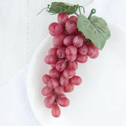 Red Artificial Grape Cluster