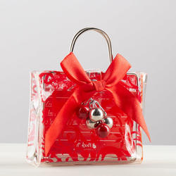 Red Swirl Holiday Gift Card Holder