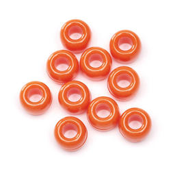 Opaque Orange Pony Beads