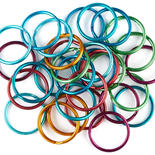 Assorted Colored Split Rings