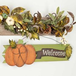 Fall "Welcome" Wall Sign