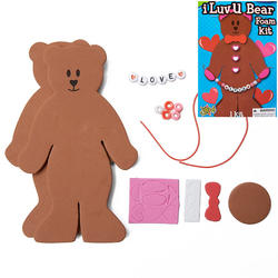 "I Luv U" Bear Foam Kit