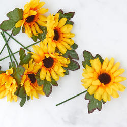 Artificial Sunflower Picks