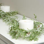 Weatherproof Frosted Cypress Pine Garland