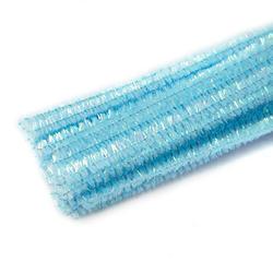 Iridescent Blue Pipe Cleaners