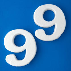 Foam Number "9" Set