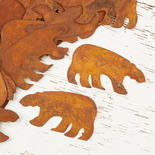 Rusty Tin Bear Cutouts