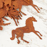 Rusted Tin Horse Cutouts
