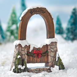 Miniature Christmas Welcome Arch