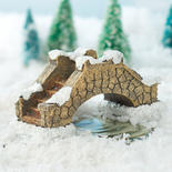 Miniature Snow Covered Bridge