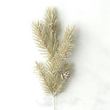 Champagne Glittered Artificial Angel Pine Pick