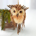 Woodland Twig Artificial Owl Ornament