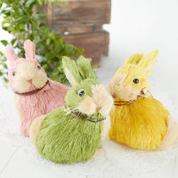 Natural Sisal Easter Bunny - Table Decor - Home Decor - Factory Direct ...