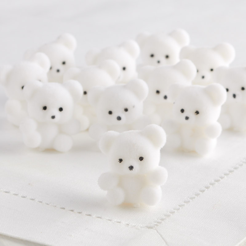 small white teddy bears