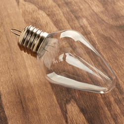 Acrylic Fillable Light Bulb Ornament