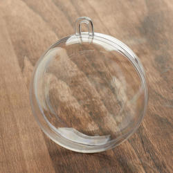 70mm Acrylic Fillable Ball Ornament