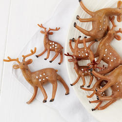 Assorted Miniature Plastic Deer