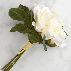 White Artificial Rose Bouquet