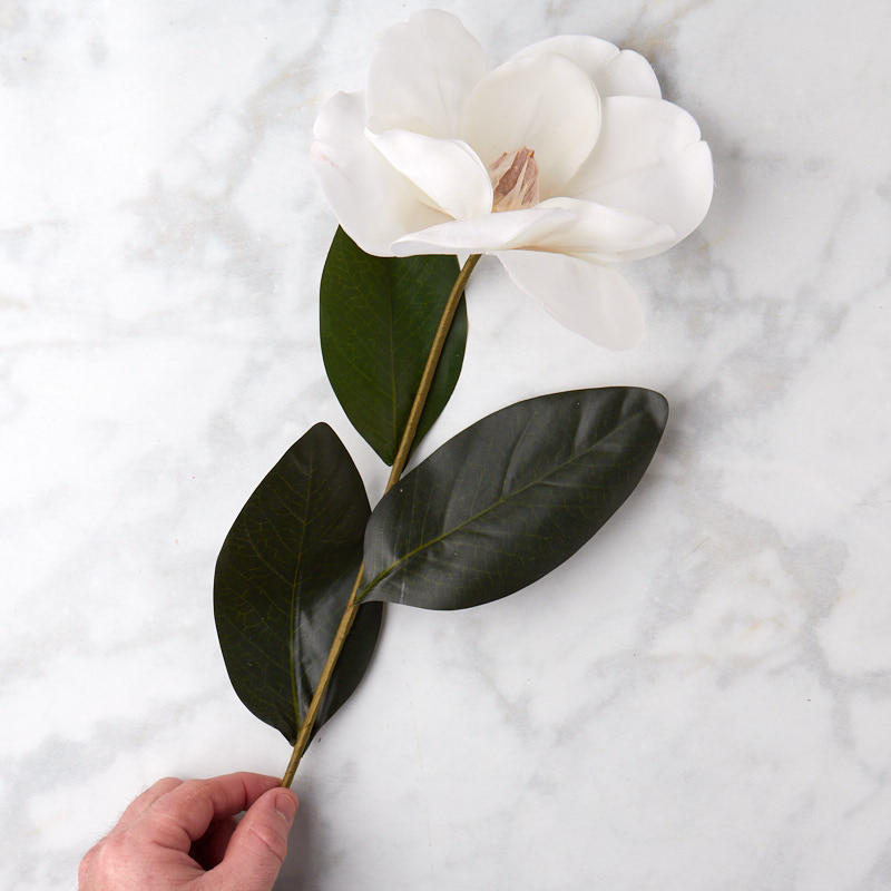 White Artificial Magnolia Flower - New Items