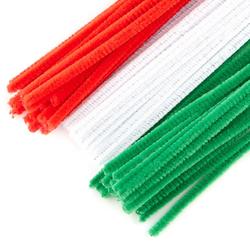 Red, White, and Green Pipe Cleaners