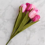 Pink Artificial Tulip Bush