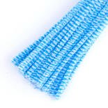 Blue and White Two Tone Pipe Cleaners