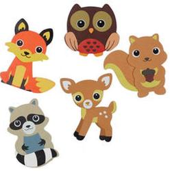 Baby Woodland Animal Cutouts - All Wood Cutouts - Wood Crafts - Craft  Supplies - Factory Direct Craft