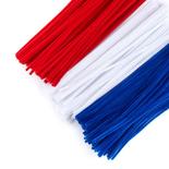 Red, White, and Blue Pipe Cleaners