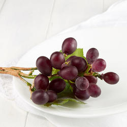 Burgundy Artificial Grape Cluster