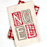 "Noel" Christmas Tea Towel Set